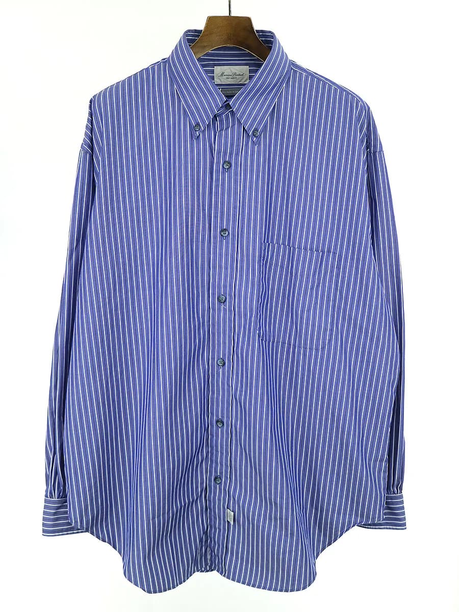 Marvine Pontiak Shirt Makers マービンポンティアックシャツメーカーズ 19AW B.D P/O L/S SH ストライプシャツ