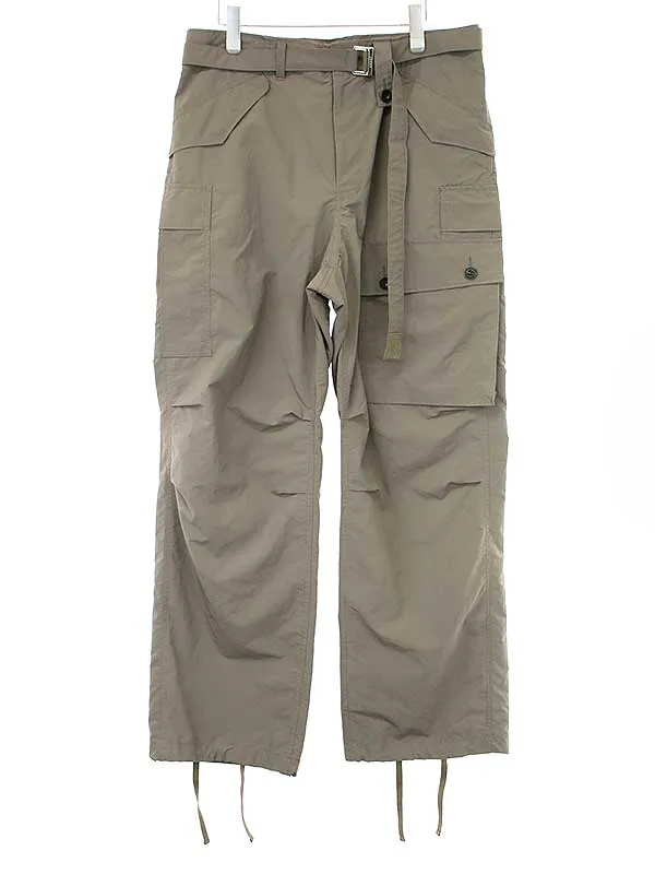 sacai サカイ 23AW Matte Taffeta Pants カーゴパンツ