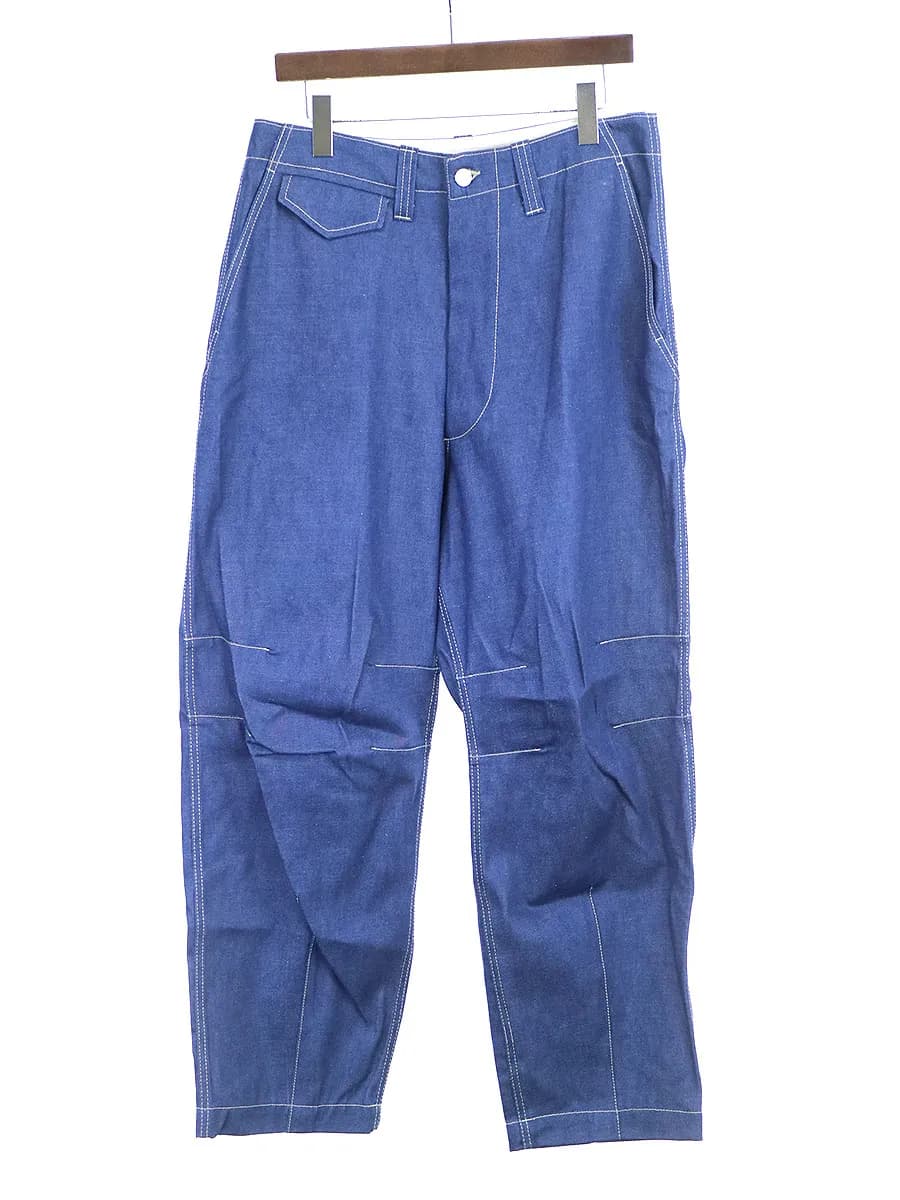 E.Tautz イートウツ 20SS ENGINEERED FIELD TROUSERS ワイドデニムパンツ