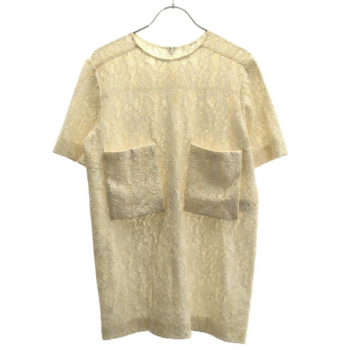 CELINE セリーヌ フィービーファイロ 2010AW レースデザインプルオーバートップス 20G913112