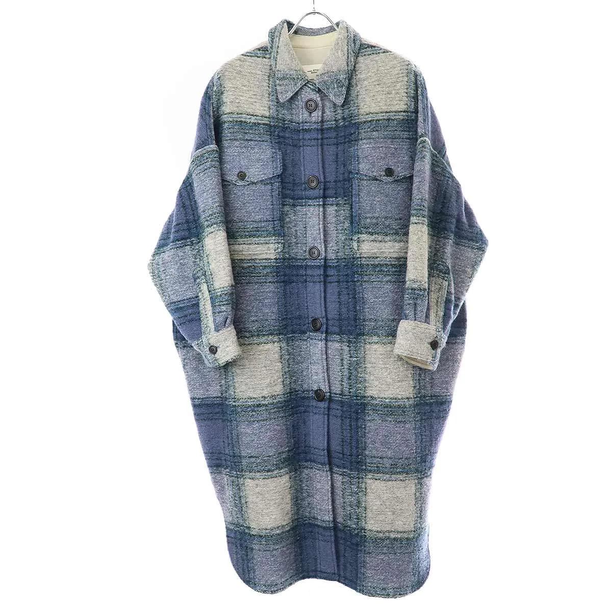 ISABEL MARANT イザベルマラン エトワール Gabriel オーバーサイズチェックコート