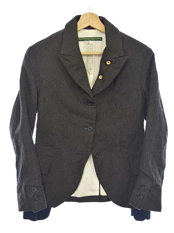 Paul Harnden ポールハーデン Pocket Blazer ウールリネンブレザージャケット