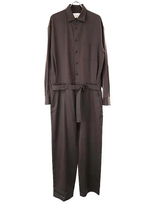 stein シュタイン 21AW OVERSIZED JUMP SUIT ウールギャバジンジャンプスーツ
