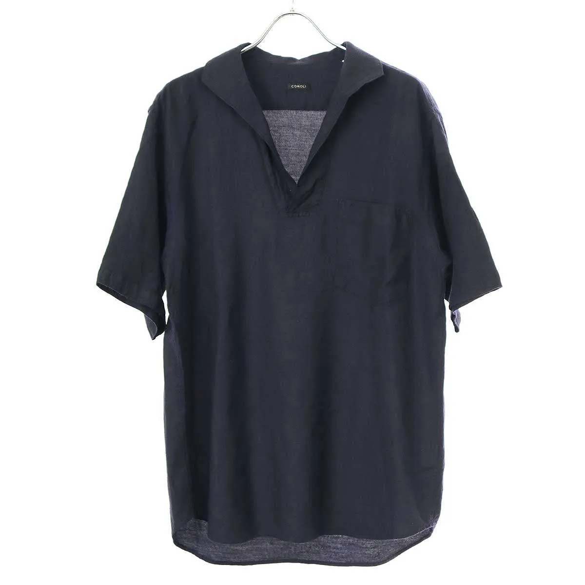 COMOLI コモリ 22SS ウールシルクスキッパーシャツ V01-02023