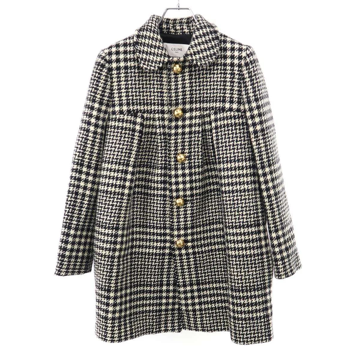 CELINE セリーヌ シックスティーン コート - ウールツイード