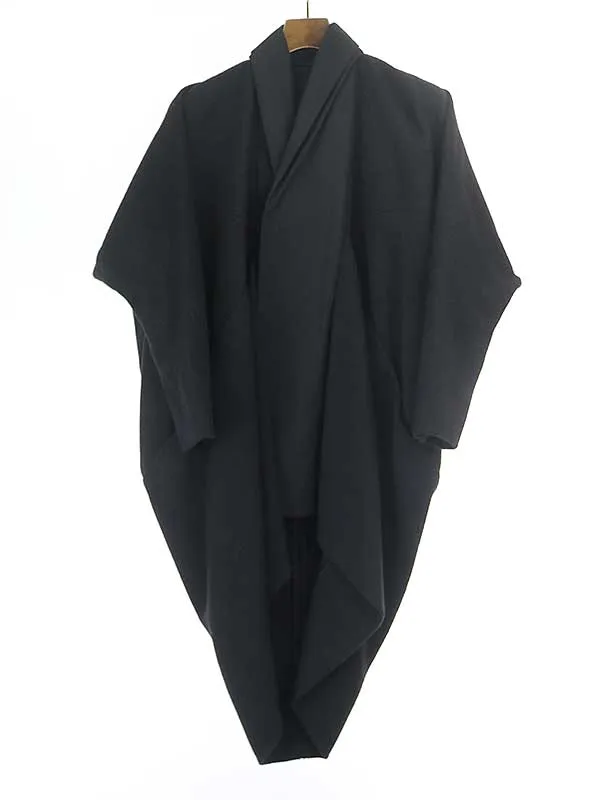Rick Owens リックオウエンス 12AW ショールカラーアシンメトリーコート