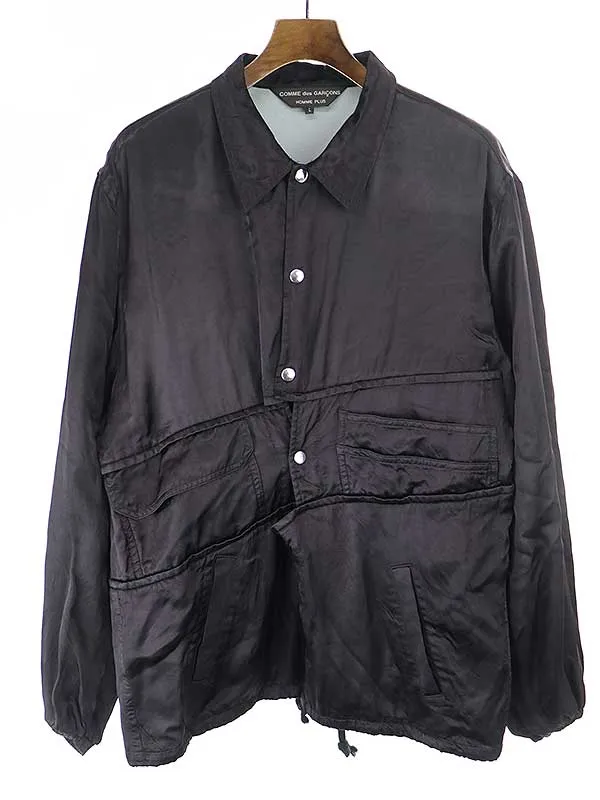 COMME des GARCONS コムデギャルソンオムプリュス 20SS 製品洗い加工スタッフブルゾン コーチジャケット