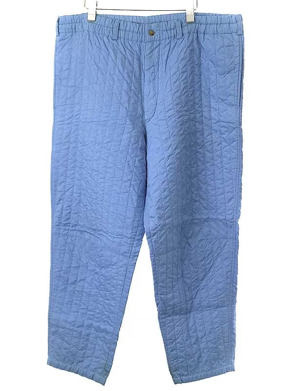 Yohji Yamamoto ヨウジヤマモト プールオム 1992SS 初期 ナイロンキルティングワイドパンツ