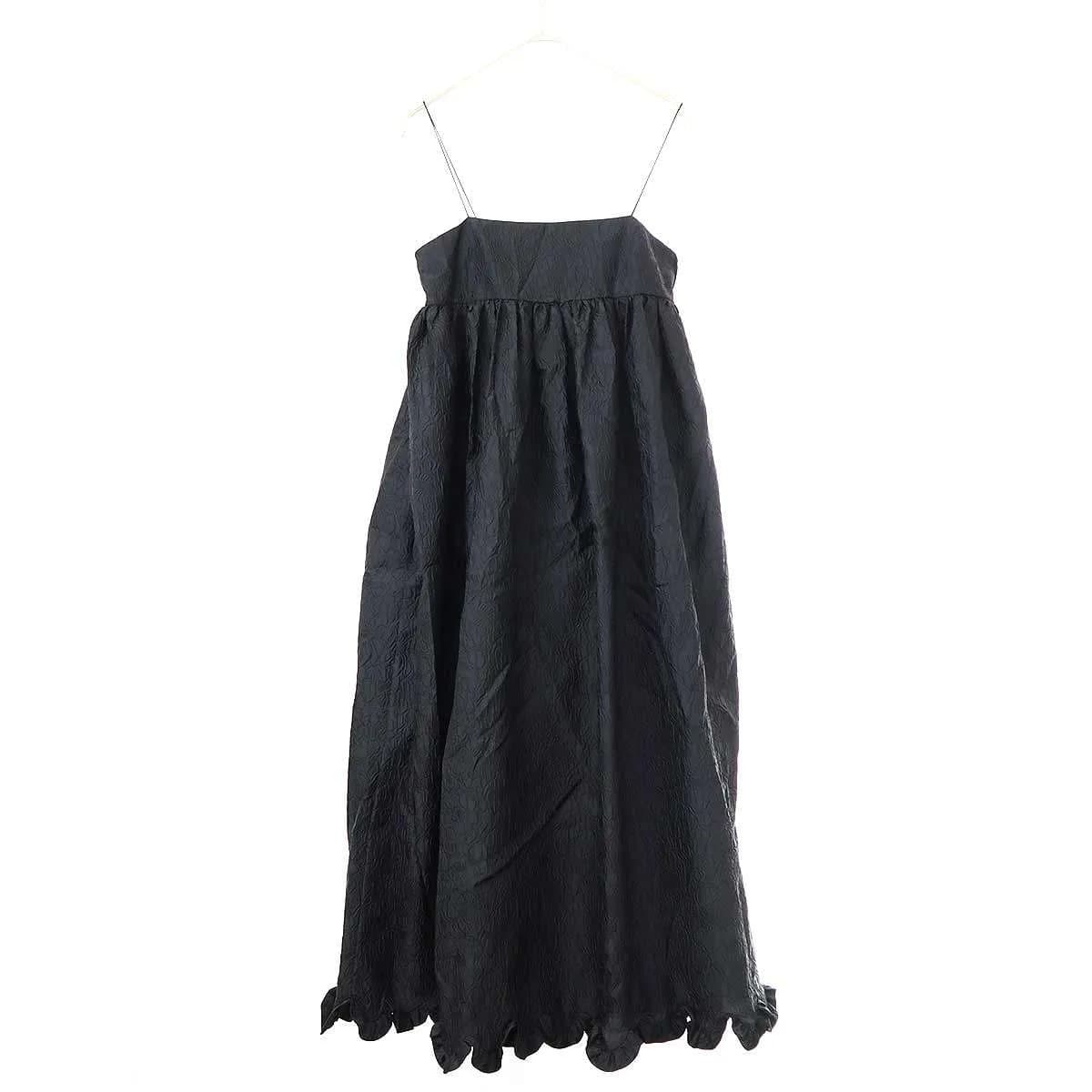 CECILIE BAHNSEN セシリーバンセン BETH DRESS フラワーエンボスバルーンキャミワンピース SS20-0075 Kristal Gown