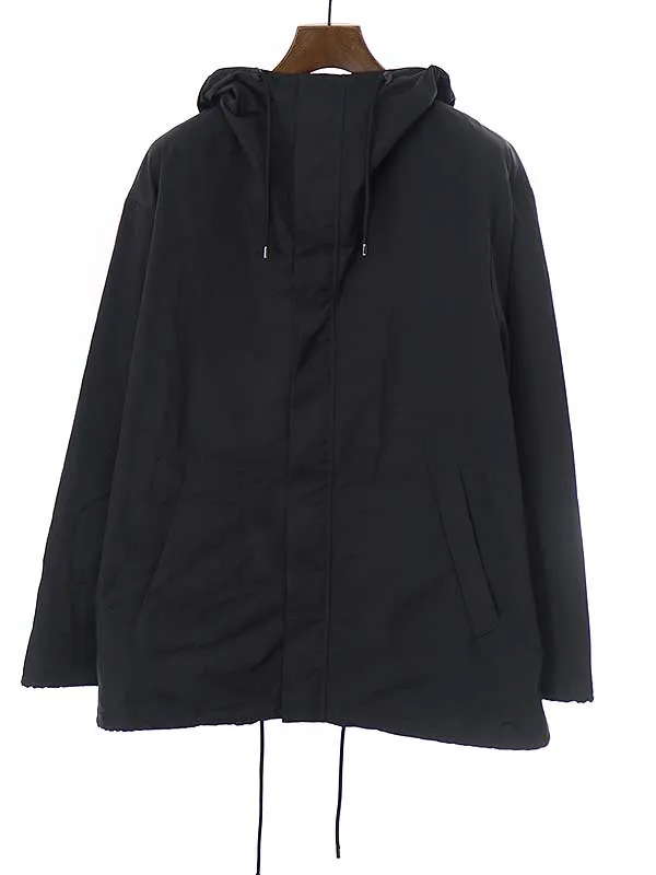 AURALEE オーラリー 23SS HIGH DENSITY COTTON POLYESTER CLOTH HOODED BLOUSON ブルゾン