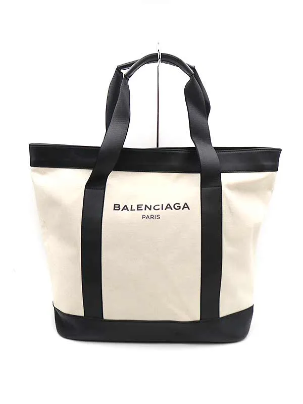 BALENCIAGA バレンシアガ 374767 ロゴプリントキャンバストートバッグ