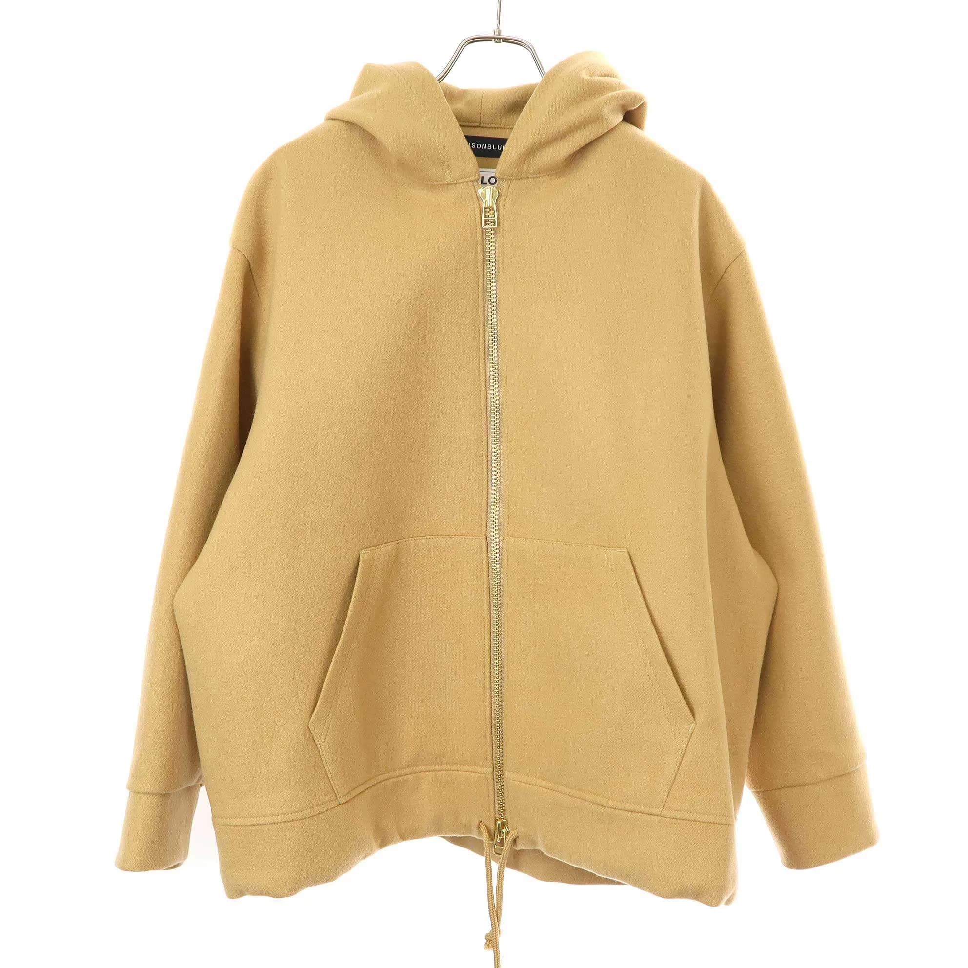 MADISON BLUE マディソンブルー 24AW OVERSIZED HOODIE MELTON メルトンフーデッドジャケット MB244-1009