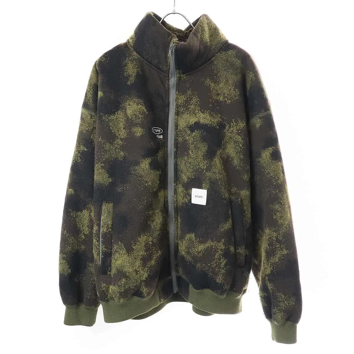 WTAPS ダブルタップス 23AW BUNDLE JACKET ジップアップフリースジャケット 232TQDT-JKM07 カーキ 04