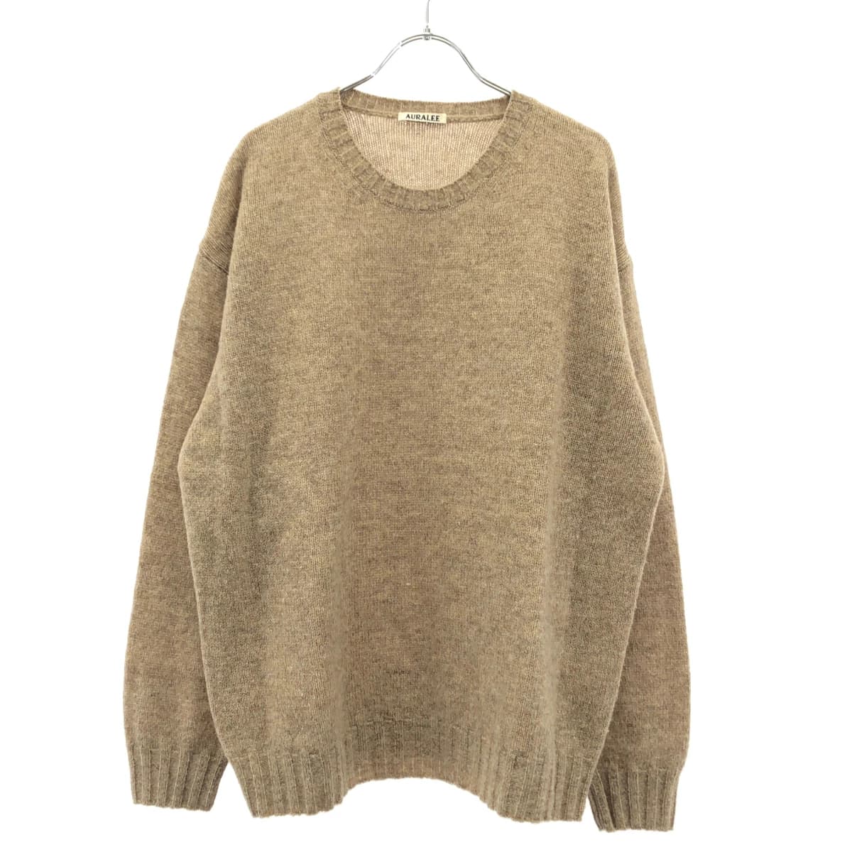 AURALEE オーラリー 24AW SHETLAND WOOL CASHMERE KNIT P/O ウールカシミヤニットプルオーバー A24AP02SC