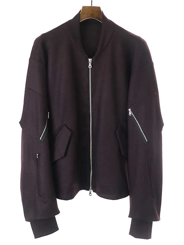 URU ウル 17AW WOOL FLIGHT BLOUSON ウールフライトブルゾン