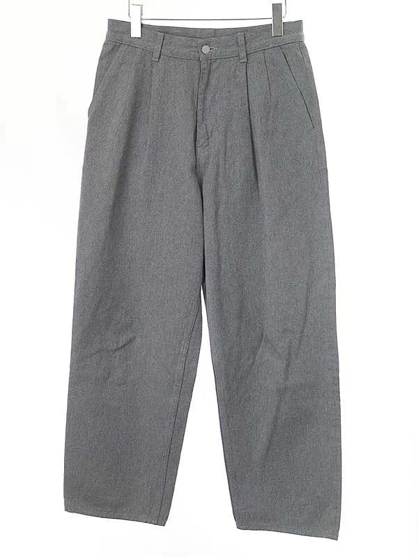 Graphpaper グラフペーパー 21SS COLORFAST DENIM TWO TUCK PANTS 2タックカラーファストデニムパンツ