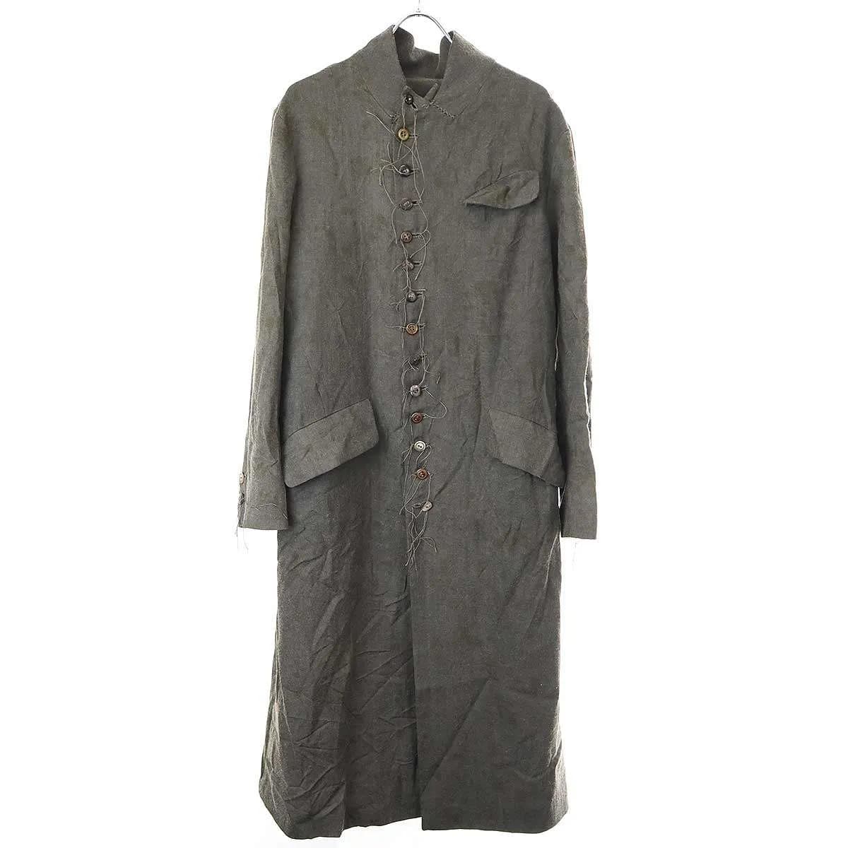 ARCHIVIO J.M.Ribot アルキビオ J.M. リボット 14 buttons ヴィンテージウールロングコート CO10