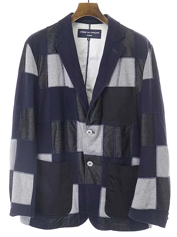 COMME des GARCONS コムデギャルソン オム 17SS ブロックパッチ2Bテーラードジャケット