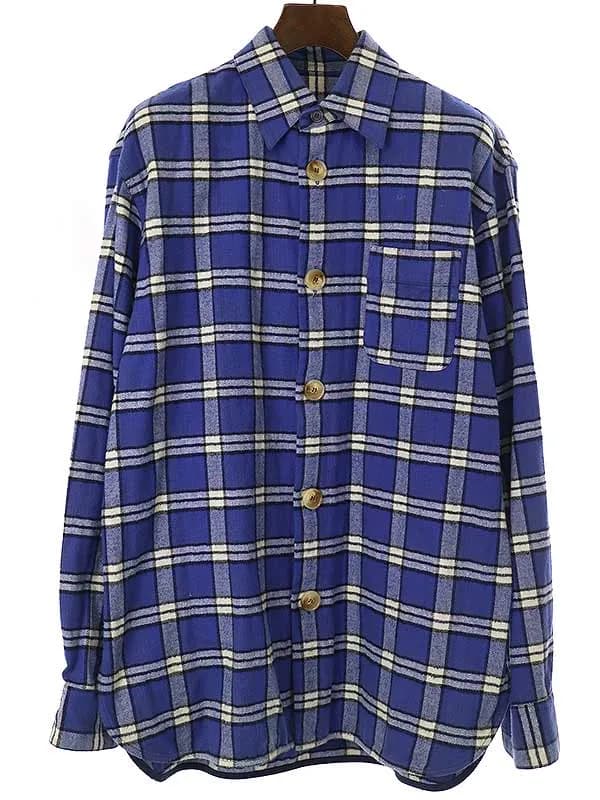 MARNI マルニ 19AW オーバーサイズフランネルチェックシャツ