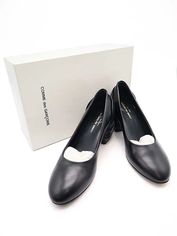 COMME des GARCONS コムデギャルソン 20SS ウェッジソールレザーパンプス