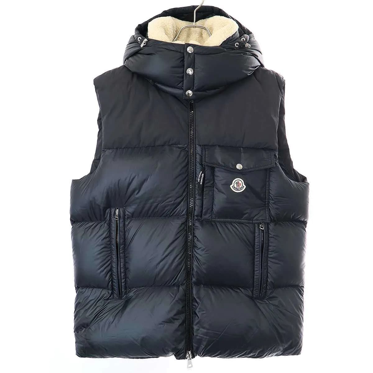 MONCLER モンクレール OUST フーデッドダウンベスト I20911A00056 5967G