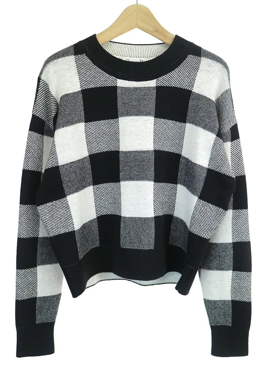 Dior HOMME クリスチャンディオール 19AW J'ADIOR 8 チェック柄カシミヤニットセーター