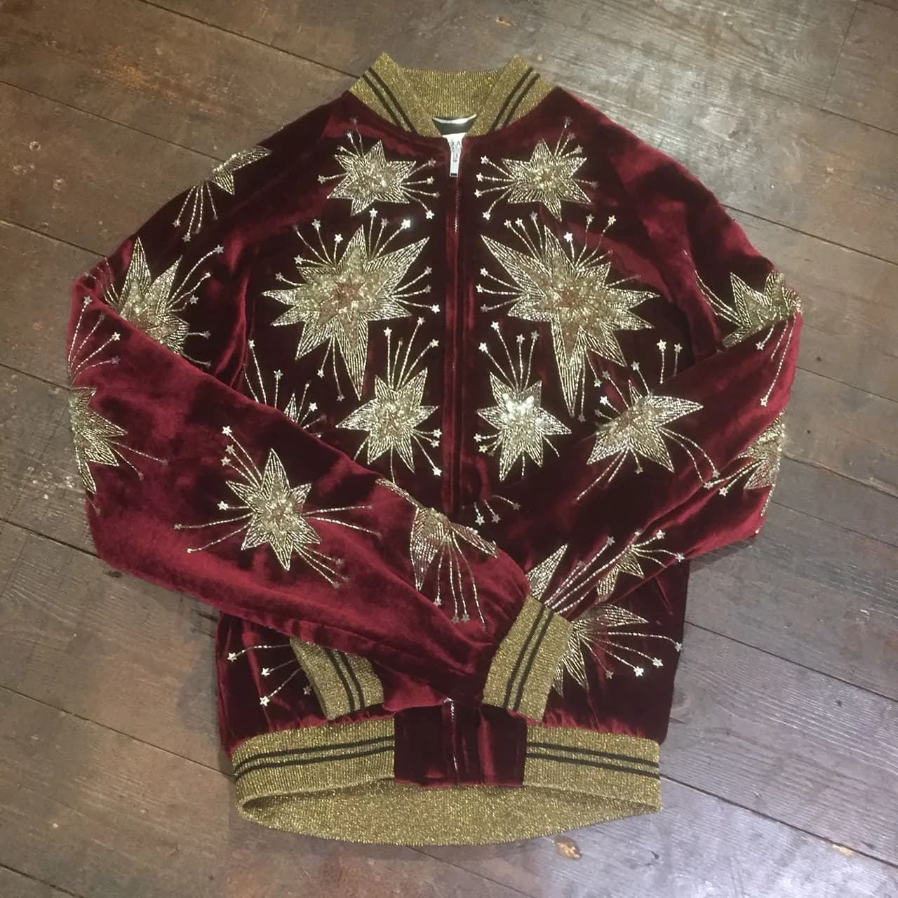 SAINT LAURENT SAINT LAURENT PARIS 15SS LOOK3 STARBURST TEDDY JACKET