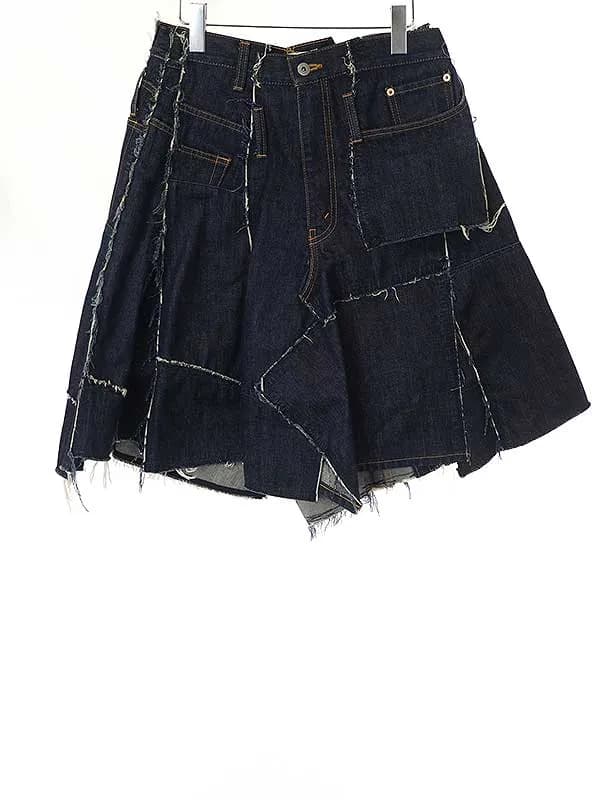 JUNYA WATANABE ジュンヤワタナベ コムデギャルソン 06AW 再構築デザインデニムスカート