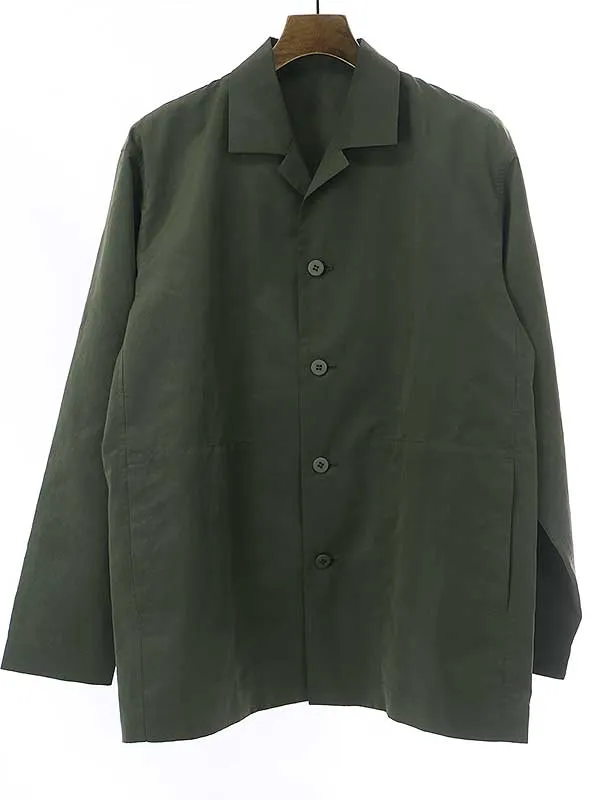 ISSEY MIYAKE オム プリッセ イッセイ ミヤケ 23SS LIGHT SHIRT オープンカラーポロエステルシャツ
