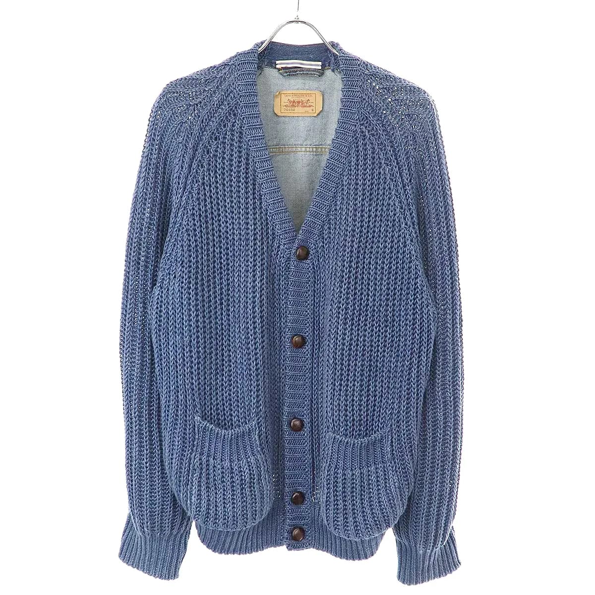 CristaSeya クリスタセヤ × ブレス 19AW PATCHED DENIM KNIT CARDIGAN ニットコンビデニムジャケット