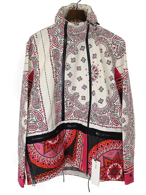 sacai サカイ 22SS Bandana Print Blouson バンダナプリントブルゾン