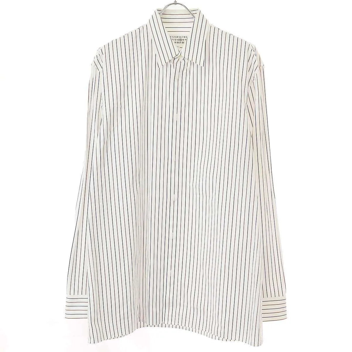 Maison Margiela メゾン マルジェラ 20SS オーバーサイズストライプシャツ S30DL0472