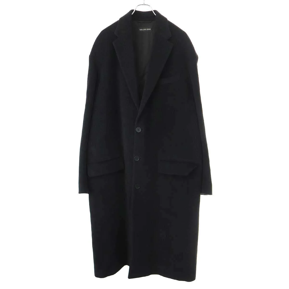 BALENCIAGA バレンシアガ 22AW Brushed Alpaca Boxy Coat アルパカボクシーコート 642221 TMU15