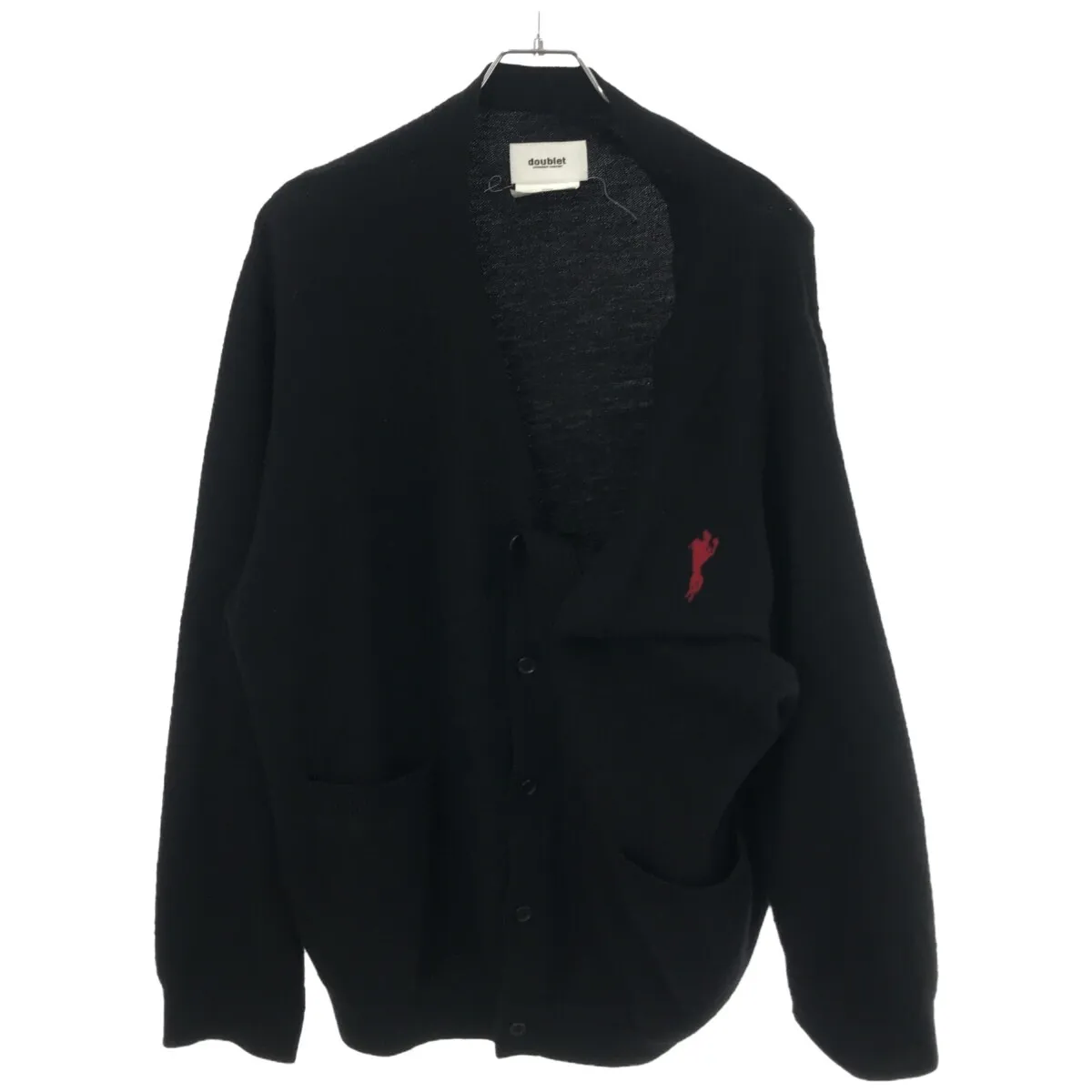 doublet ダブレット 23AW HALF LOOSE CARDIGAN ハーフルーズカーディガン