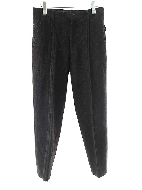 COMME des GARCONS コム デギャルソンオムプリュス 1998AW インサイドアウトストライプウールスラックスパンツ