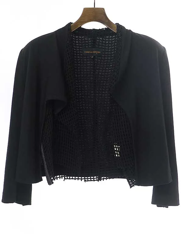 COMME des GARCONS コムデギャルソン 1991AW Chic Punk メッシュレイヤード ショートジャケット