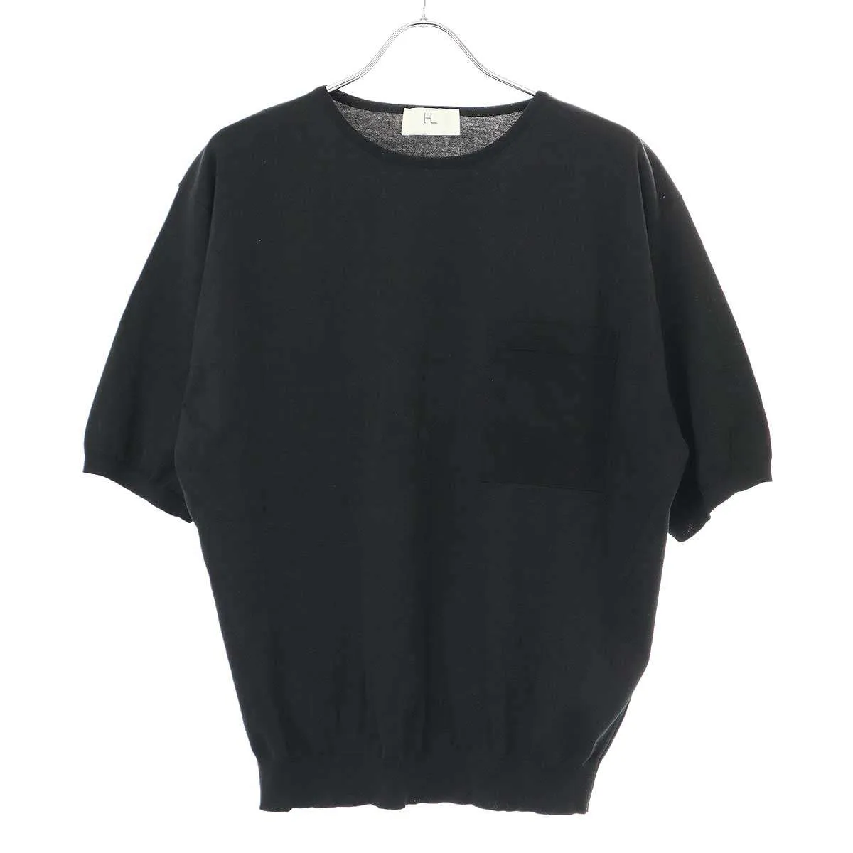 HERILL ヘリル 23SS Suvincotton Highgauge-T ポケットニットTシャツ