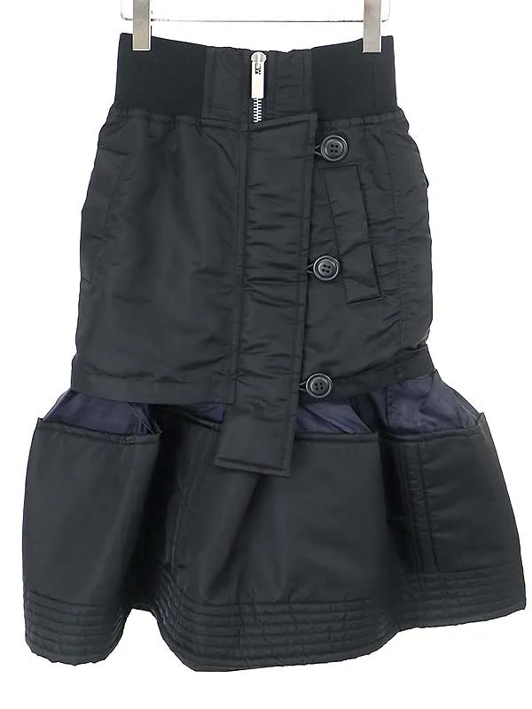 sacai サカイ 20SS ミリタリーナイロンツイルスカート