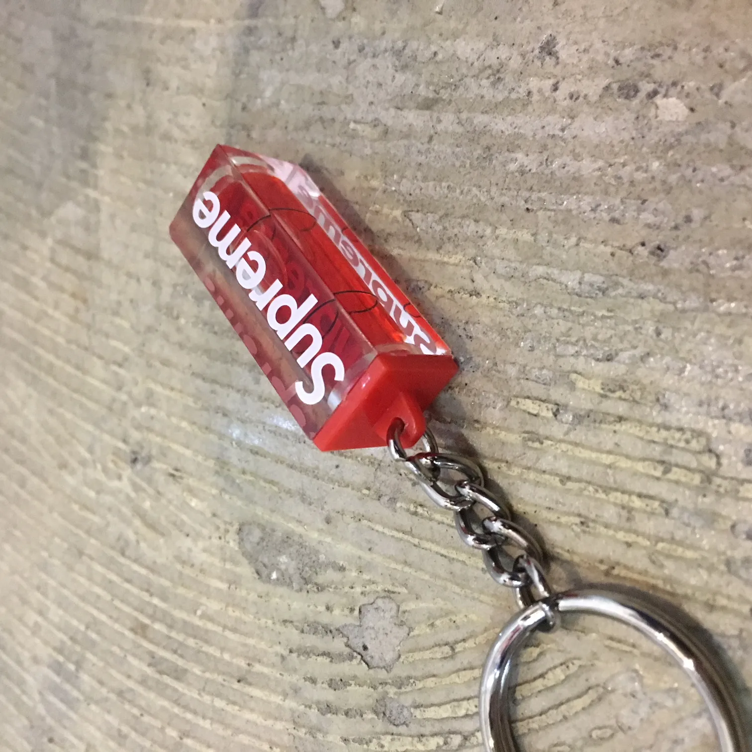 Supreme Supreme 18AW Level Keychain