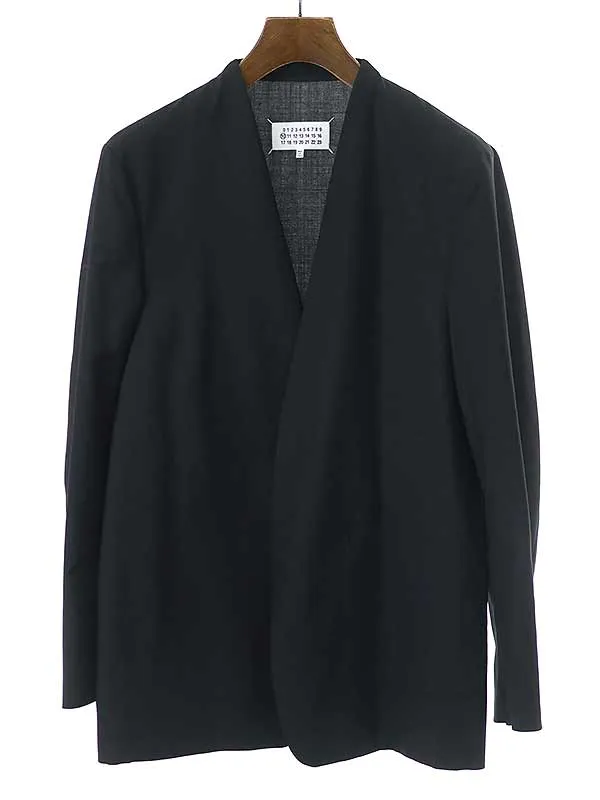 Maison Margiela メゾン マルジェラ 22SS サマーウール ノーカラージャケット