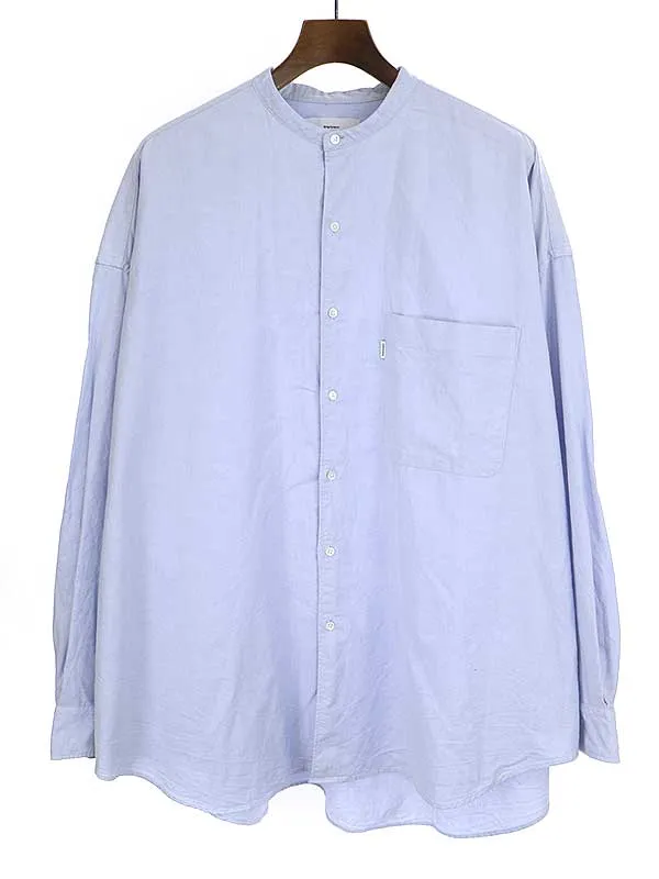 Graphpaper グラフペーパー 21AW Oxford Oversized Band Collar Shirt バンドカラーシャツ