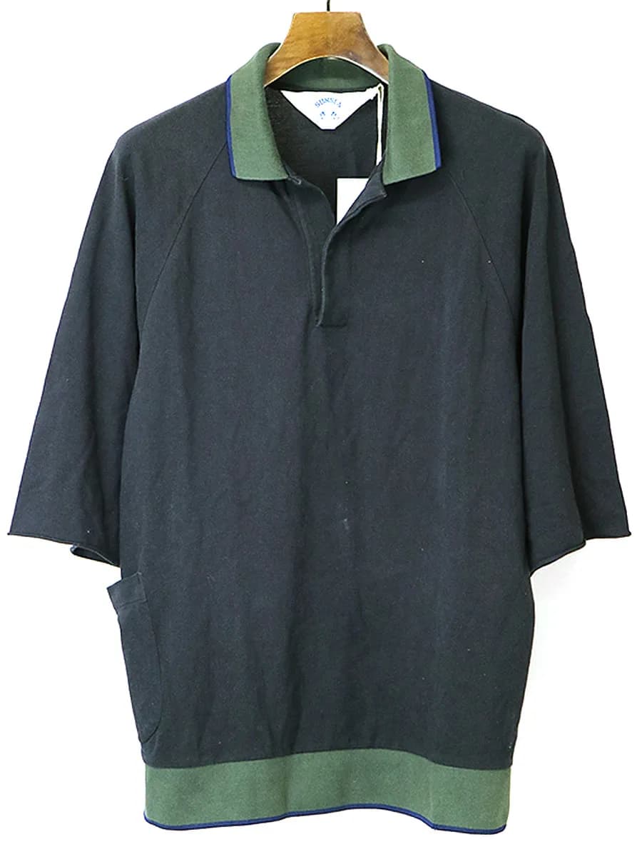 SUNSEA サンシー 18SS オーバーサイズポロシャツ