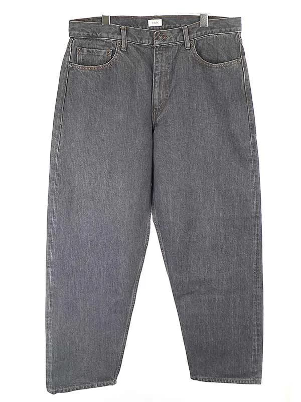 CIOTA シオタ 21AW スビンコットン 13.5oz ワイドテーパードデニムパンツ