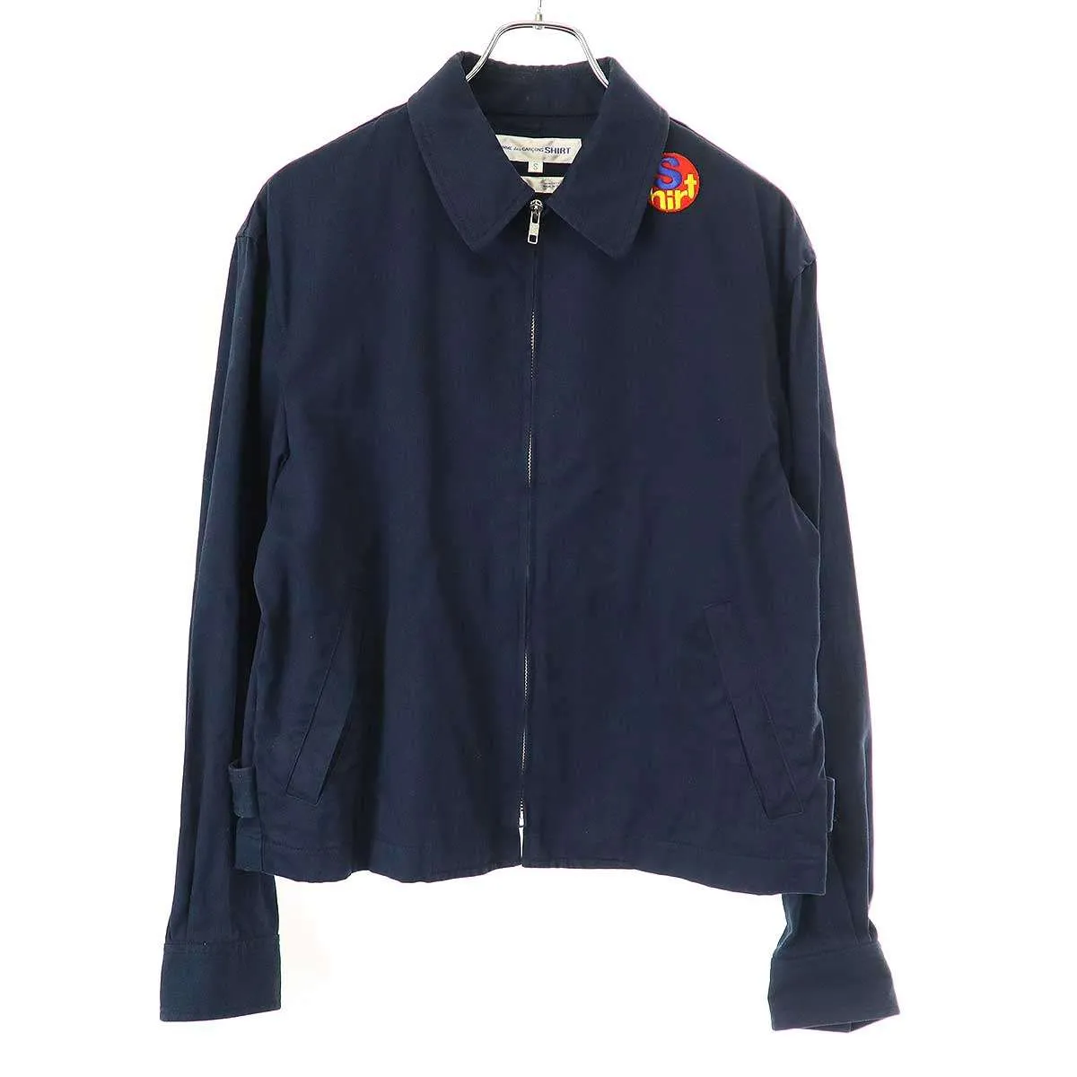 COMME des GARCONS コムデギャルソンシャツ 2004SS ワッペン装飾ジップアップジャケット S12070