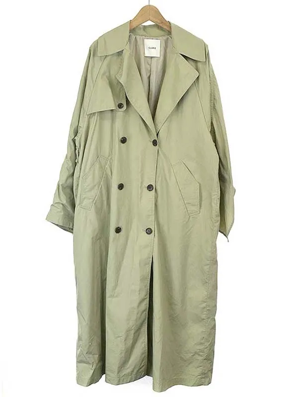 CLANE クラネ 18AW BACK FRILL SLEEVE TRENCH COAT トレンチコート