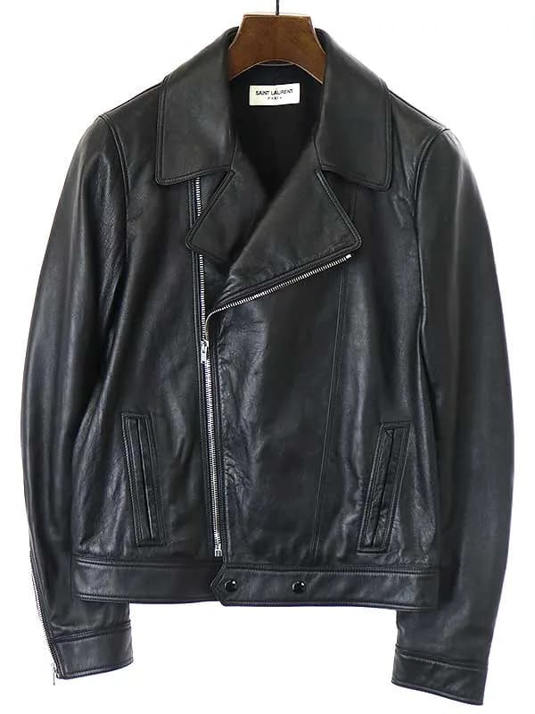 SAINT LAURENT サンローラン パリ 15AW L00 ダブルレザーライダースジャケット