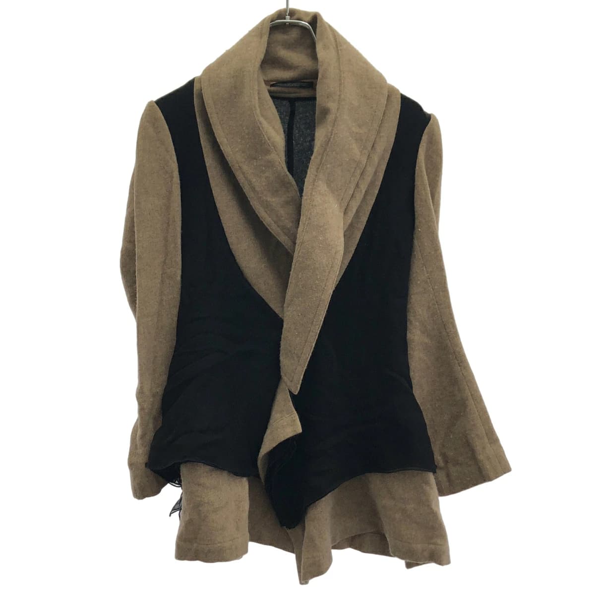Yohji Yamamoto ヨウジヤマモト 2005AW ショールカラーシフォンレイヤードジャケット