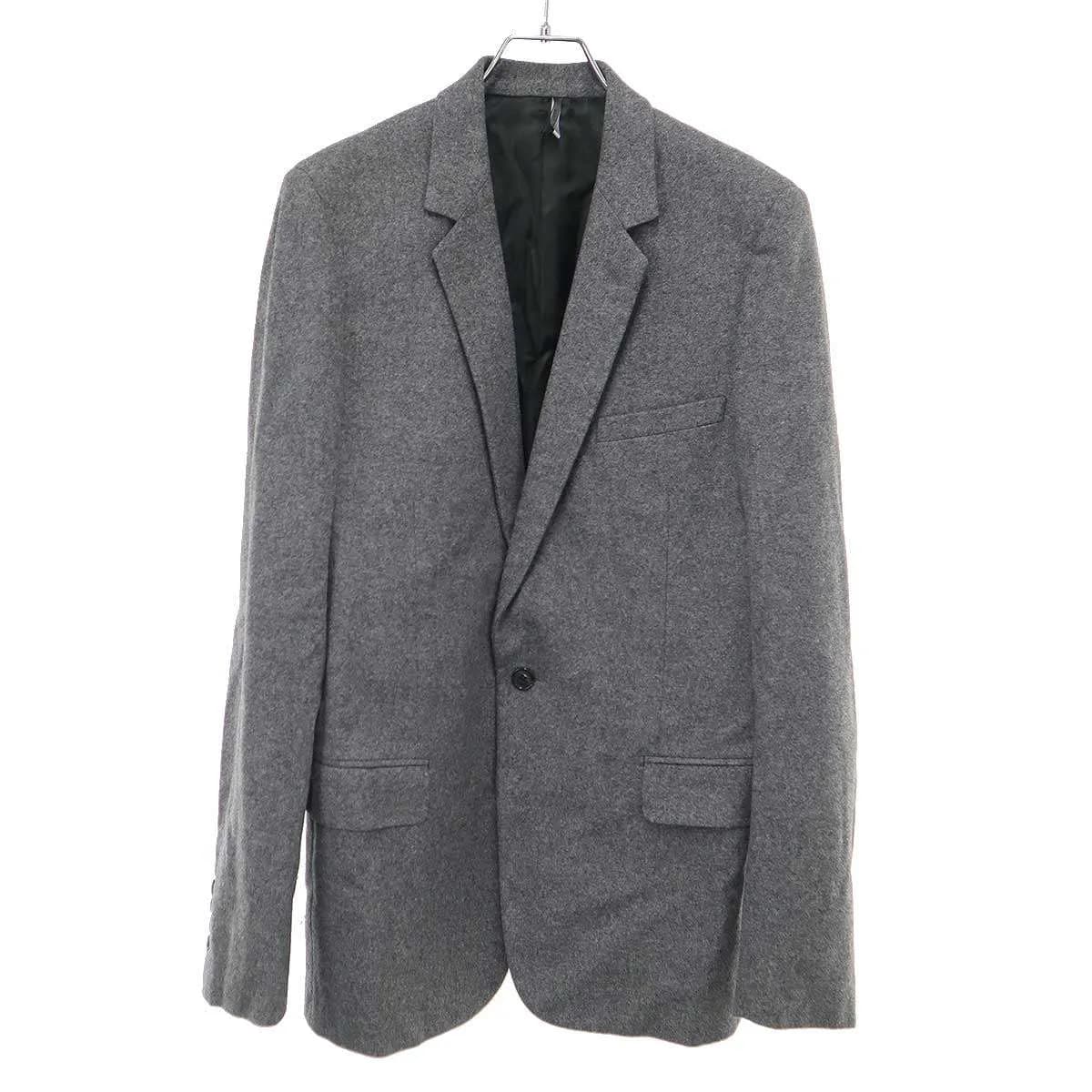 Dior HOMME ディオールオム 2002AW ウールカシミヤフラノ ジャケット&ワイドパンツ セットアップ