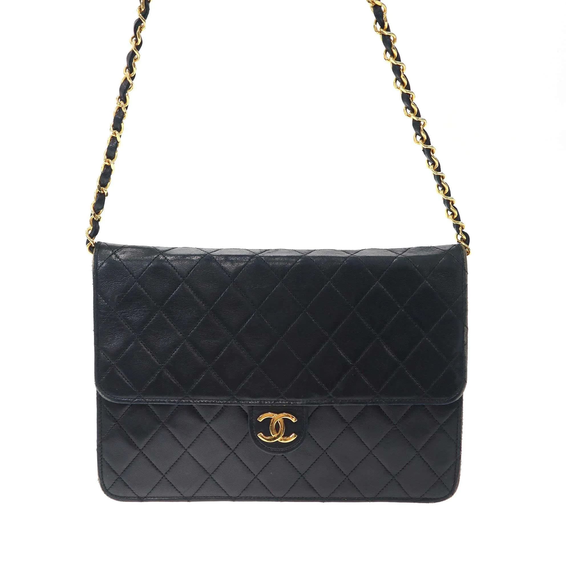CHANEL シャネル ビンテージ マトラッセ チェーンショルダーバッグ