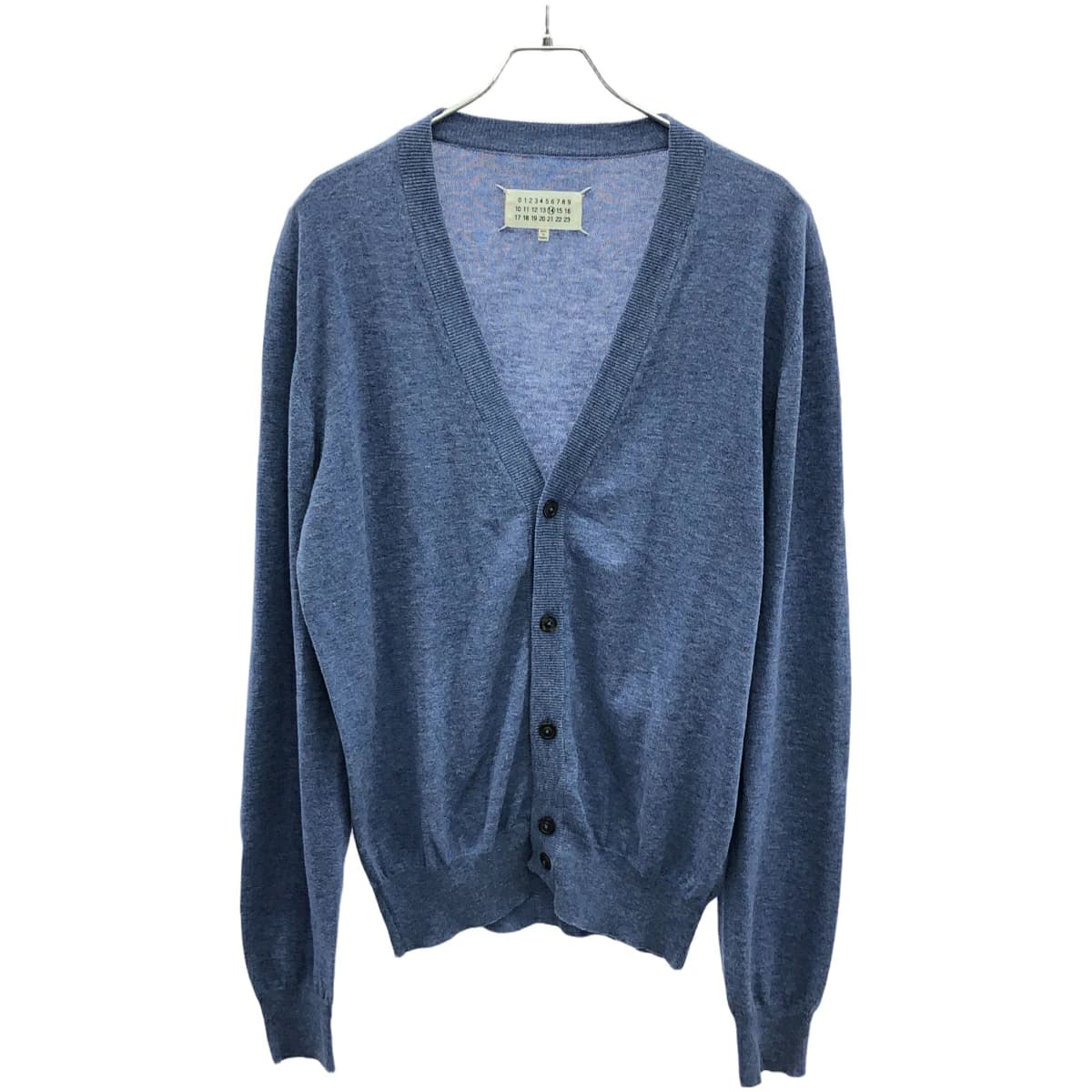 Maison Margiela メゾン マルジェラ 19SS コットンウール エルボーパッチカーディガン S50HA0848